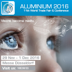 Einladung der Aluminium 2016 | Grafik: Reed Exhibitions Deutschland GmbH